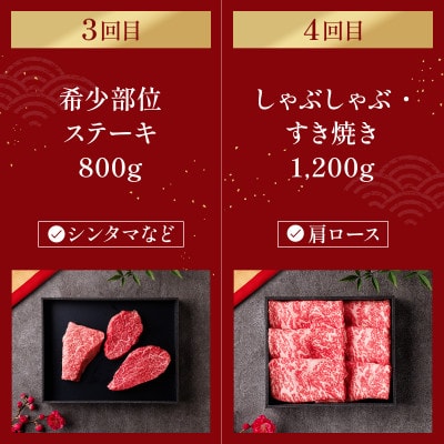 【毎月定期便】【和牛セレブ】能登牛 定期便「ファーストクラス」全6回