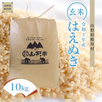 <令和4年産米受付> 鮭川村一番人気品種! はえぬき <玄米> 10kg | ふるさと納税のお礼品