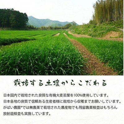 有機栽培 大麦若葉青汁(2個セット)