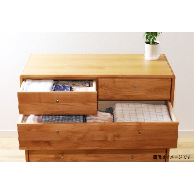 kumukumu100-4段チェスト クリア色【諸富家具】
