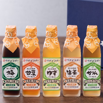 300ml飲む果実酢　濃厚フルーツバーモント　5本