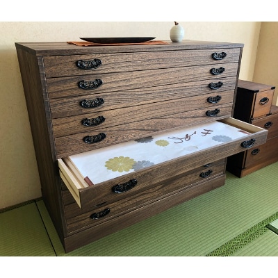 桐たんす 時代仕上げ総桐タンス10段【諸富家具】 | お礼品詳細