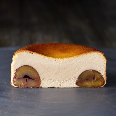 栗のバスクチーズケーキ