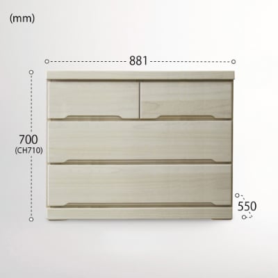 90-3LCD押入れ収納白【諸富家具】