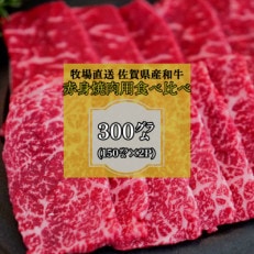 【牧場直送】佐賀産和牛  赤身焼肉用 300g
