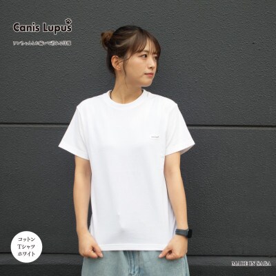 愛犬とお揃いで着られるコットンTシャツ/ホワイトSサイズ