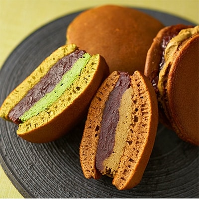 生どら焼きセット 宇治抹茶味 ほうじ茶味 各6個 お礼品詳細 ふるさと納税なら さとふる