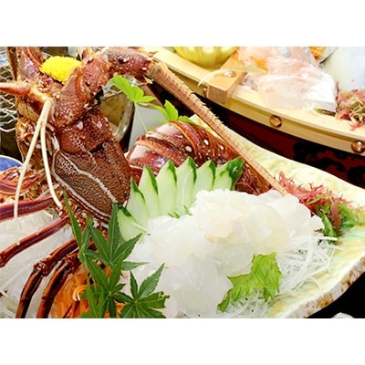 【平日限定】離れ海季で過ごす～極み～伊勢海老・アワビ付き1泊2食　ペア宿泊券