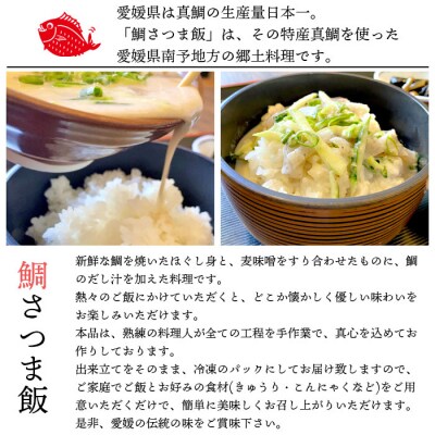 <愛媛県　鯛さつま飯(4袋)>　魚　丼　郷土料理　特産品