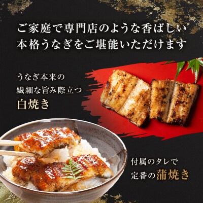 鰻 国産うなぎ 3人前 白焼きセット(約110g×3串)タレ付き 冷蔵  土用丑の日 蒲焼 鰻重
