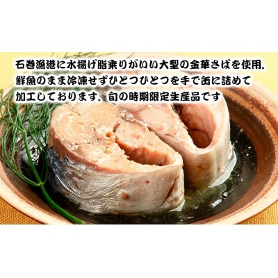 【限定生産】金華さば缶詰6缶セット