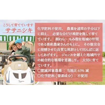 米 ササニシキ サラサラすすむ"安心"のお米 白米 18kg 化学肥料不使用 お米 コメ こめ