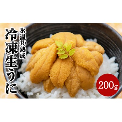 氷温(R)熟成 冷凍 生うに 100g×2 合計200g ミョウバン不使用