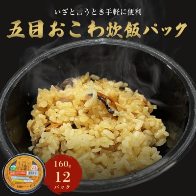 五目おこわ炊飯パック 160g 12パック入 五目ご飯 ご飯パック