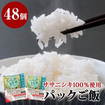 ご飯パック 宮城県産 ササニシキ 180g×48個 パックライス パックごはん パック 宮城県 米