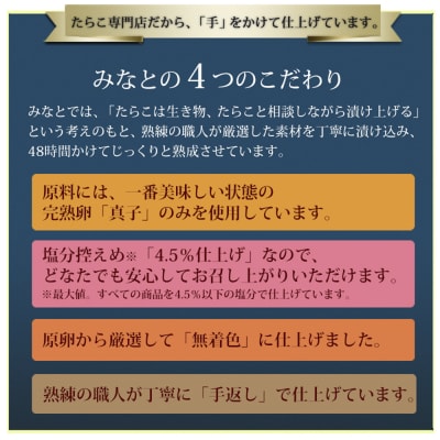 無着色たらこ80gと無着色明太子80gとおつまみスモーク無添加たらこ