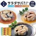 サラダサバ 食べ比べ セット 12缶 さば 鯖 サバ缶 缶詰 醤油 塩 味噌 備蓄 木の屋 常温保存