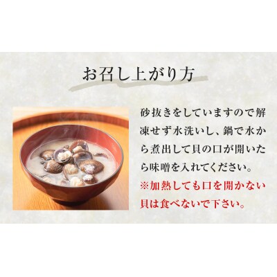 冷凍しじみ300g×4パック