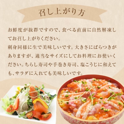 鮭 みやぎサーモン 中落ち 600g(200g×3袋)サーモン 中落ち 小分け 石巻市 宮城県 国産