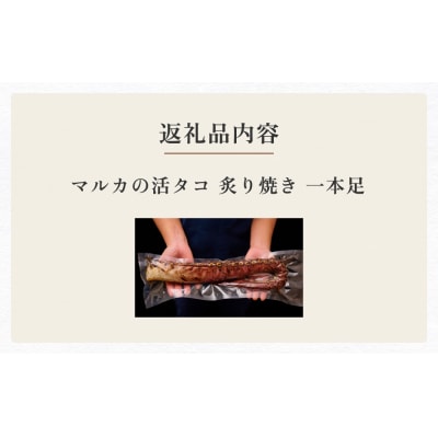 活タコ 炙り焼き 一本足 冷凍 タコ たこ 直火焼き たこ刺し 刺身 たこ足 国産