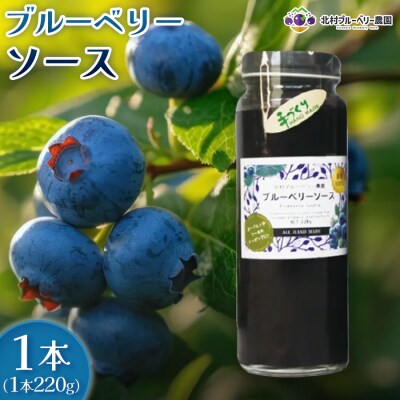 ブルーベリーソース 220g 無添加 手作り フルーツソース 果実 さっぱり