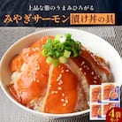 みやぎサーモン漬け丼の具セット 鮭 銀鮭 サケ 魚 お魚 海鮮 刺身 小分け 美味しい ご飯のお供