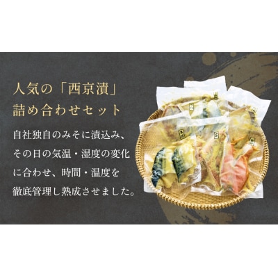 西京漬 銀鮭セット6種 漬魚 漬け 西京焼 銀ざけ 鮭 ぎんざけ さけ サケ 味噌 冷凍 石巻市