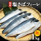 訳あり 塩サバフィーレ1kg(10枚前後) 鯖 冷凍 不揃い 魚 お魚  おかず お弁当 石巻応援
