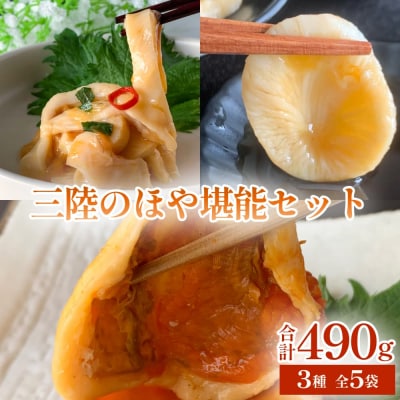 三陸のほや堪能セット ホヤ 冷凍 小分け 刺身 むきほや 蒸しほや 味付 むき身 おつまみ 珍味