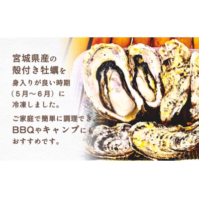 レンジで簡単調理 殻付きかきレンジ1P 簡単調理 BBQ 牡蠣 カキ 蒸し牡蠣 三陸 海鮮 魚介