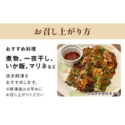 石巻市産スルメイカツボ抜き2kg 冷凍 国産 スルメイカ いか イカ魚介類 焼イカ バーベキュー