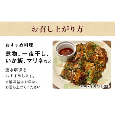石巻市産スルメイカツボ抜き1kg 冷凍 国産 スルメイカ いか イカ 魚介類 焼イカ バーベキュー