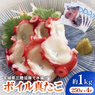 真たこ ボイル  約1kg 蛸 たこ タコ ボイル済み 冷凍 小分け CAS凍結 海鮮 魚介類