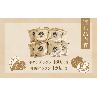 グラタン セット 帆立 ホタテ 牡蠣 かき 宮城県産 三陸産 三陸 貝柱 石巻 海の幸 マカロニ