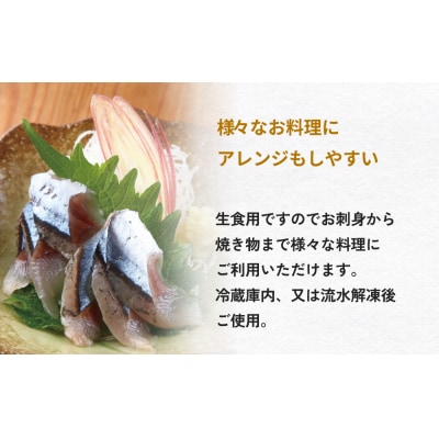 お刺身 秋刀魚 フィーレ 500g サンマ さんま フィレ 切身 生食用 魚 魚介 海鮮 魚介類