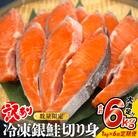 【訳あり】冷凍 銀鮭 切り身 1kg × 6回 定期便 鮭切身 シャケ サーモン 塩鮭