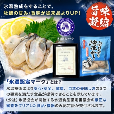 【加熱用】氷温熟成かき200g ×6p むき身 小分け むき カキ 冷凍かき 加熱用 加熱 