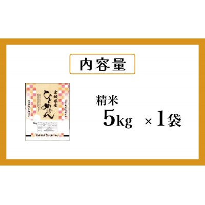 米 ひとめぼれ 精米 5kg 令和7年産 白米 ヒトメボレ お米 ごはん ご飯