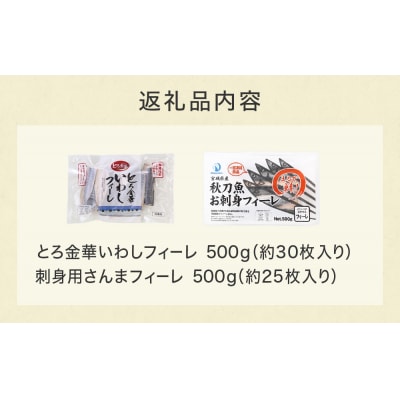 とろ金華いわし さんま 欲張り セット フィーレ フィレ イワシ いわし 鰯 秋刀魚 サンマ 魚介