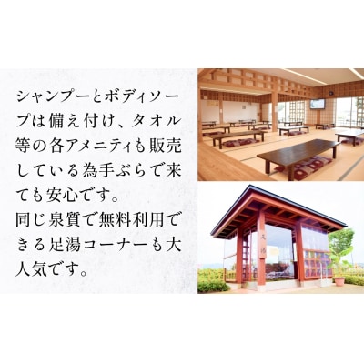 道の駅上品の郷 日帰り 温泉施設 ふたごの湯 ペア 入浴券
