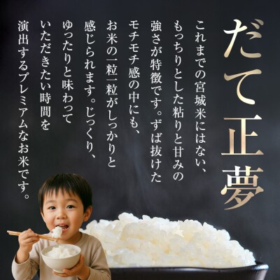 だて正夢　精米5kg　令和7年度産