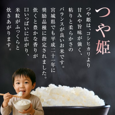 ひとめぼれ精米2kg+つや姫精米2kgセット　令和7年度産