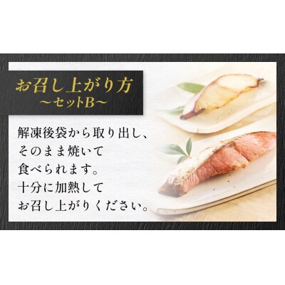 高級魚 食べ比べ セットB 西京漬け 粕漬 ギフト