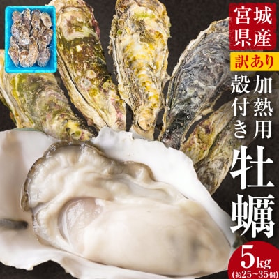 牡蠣 訳あり 宮城県産 無選別 5kg 加熱用 真牡蠣 かき カキ 貝 貝類 海産物 魚介類 海鮮