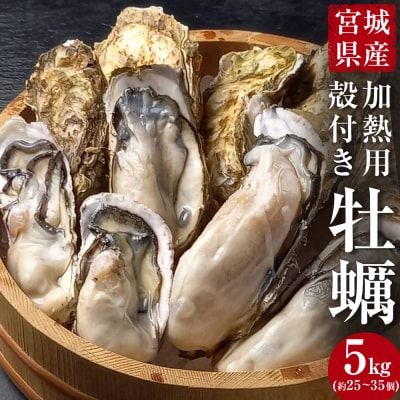 牡蠣 宮城県産 選別済み 5kg 加熱用 真牡蠣 かき カキ 貝 貝類 海産物 魚介類 海鮮 冷凍