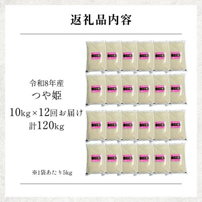 【 令和8年産 】 新米 つや姫 10kg < 毎月 10kg 12回 お届け >宮城県 石巻市産
