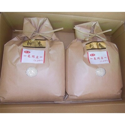 【令和4年産　特別栽培米】亀岡産こしひかり　10kg(5kg×2袋)