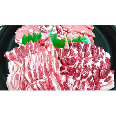 弥彦村産豚肉2.2kgセット (ロース・肩ロース・バラ)