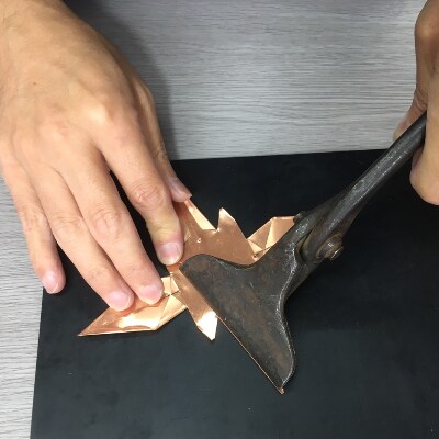 【銅鶴】鶴の恩返し 日頃の感謝を込めて 必勝&合格祈願用