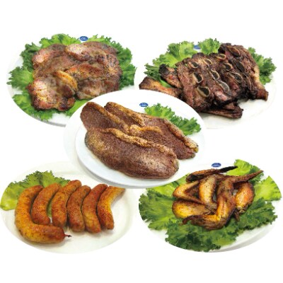 カサブランカ自慢の炭火焼ブラジリアンバーベキューセット(5~6人前)